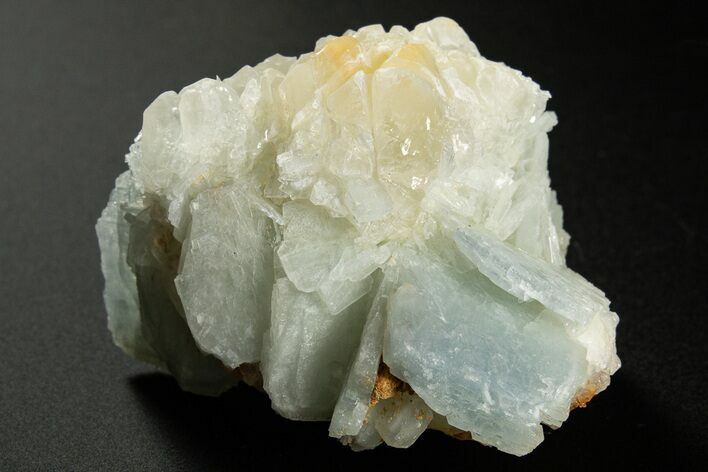 Tabular, Blue Barite Crystal Cluster - Morocco #317067